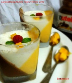 Mango Nutella Panna Cotta Recipe